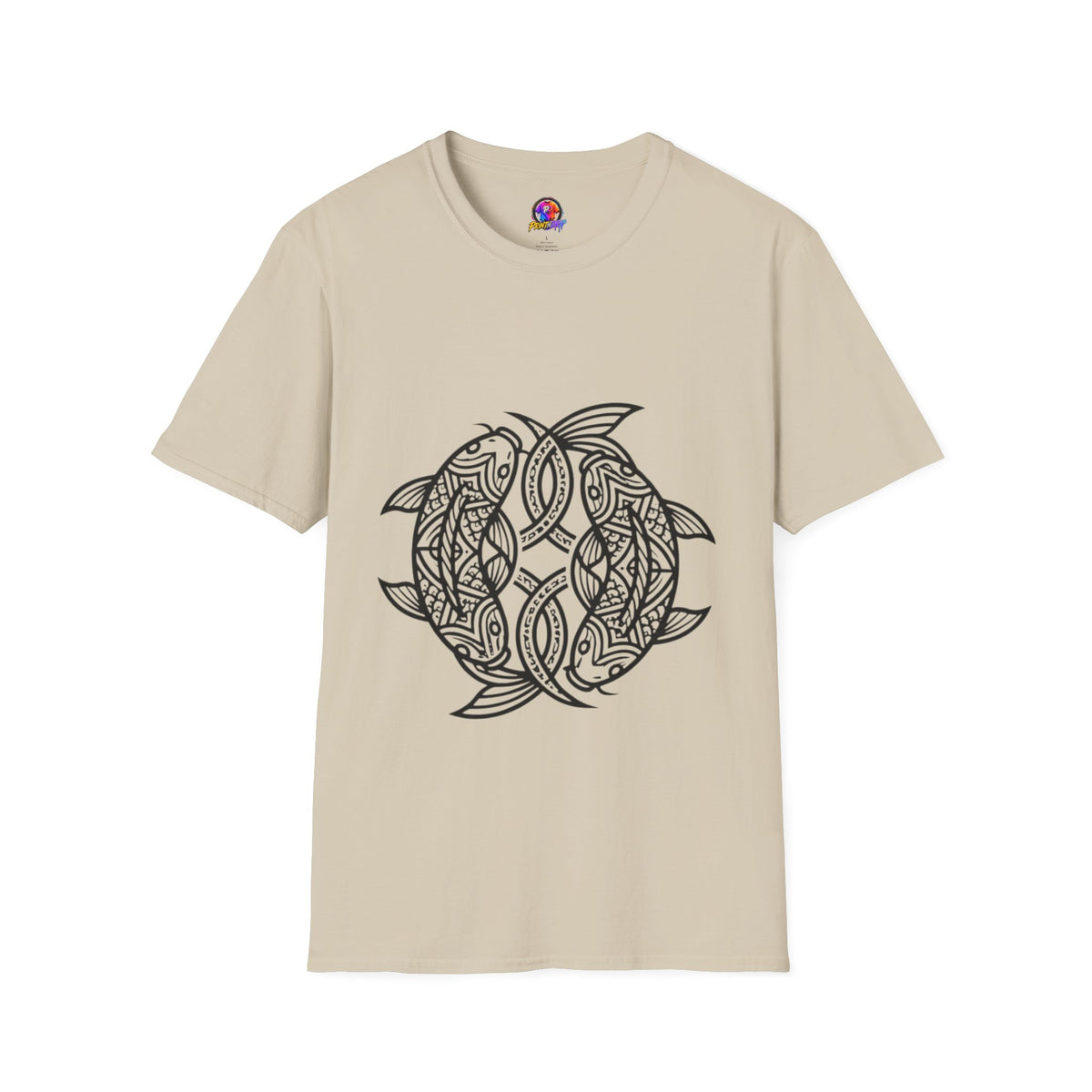 T-Shirt — Intricate Tribal Turtle Line Art Graphic Tee