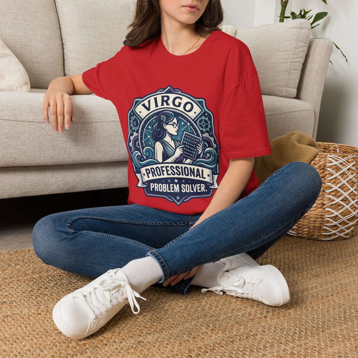 Virgo 'Professional Problem Solver' T-Shirt — Zodiac Astrology Tee for Women
