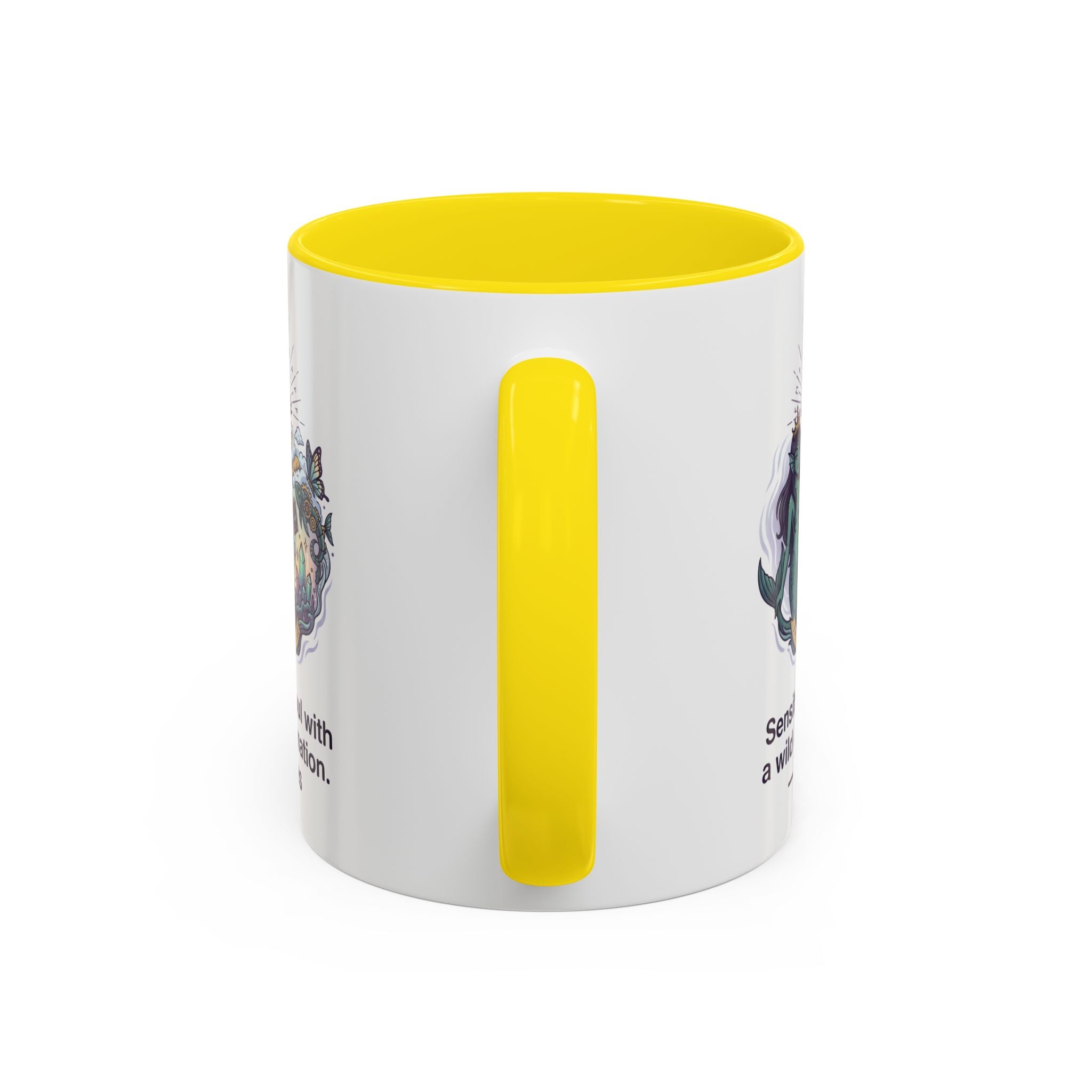 Pisces Coffee Mug — "Sensitive soul with a wild imagination" Astrological Zodiac Accent Mug