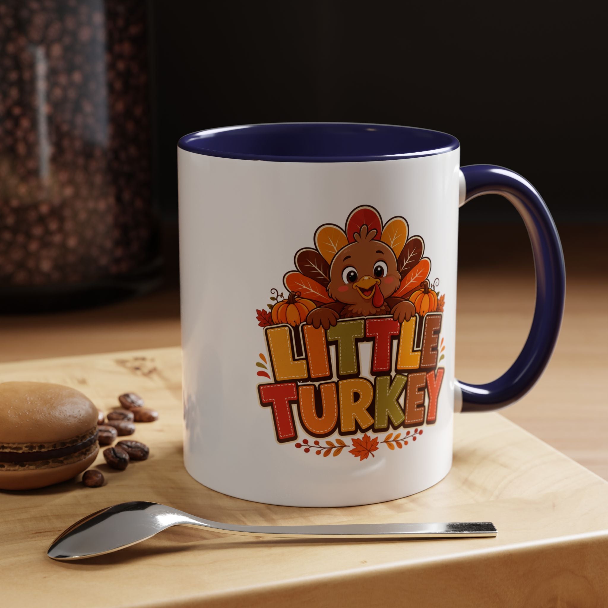 Thanksgiving Mug Little Turkey Coffee Mug — Cute Thanksgiving Kid Mug