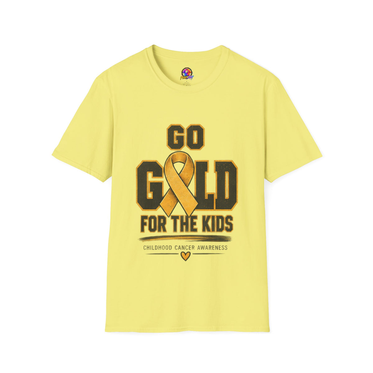 Go Gold For The Kids T-Shirt — Childhood Cancer Awareness Tee