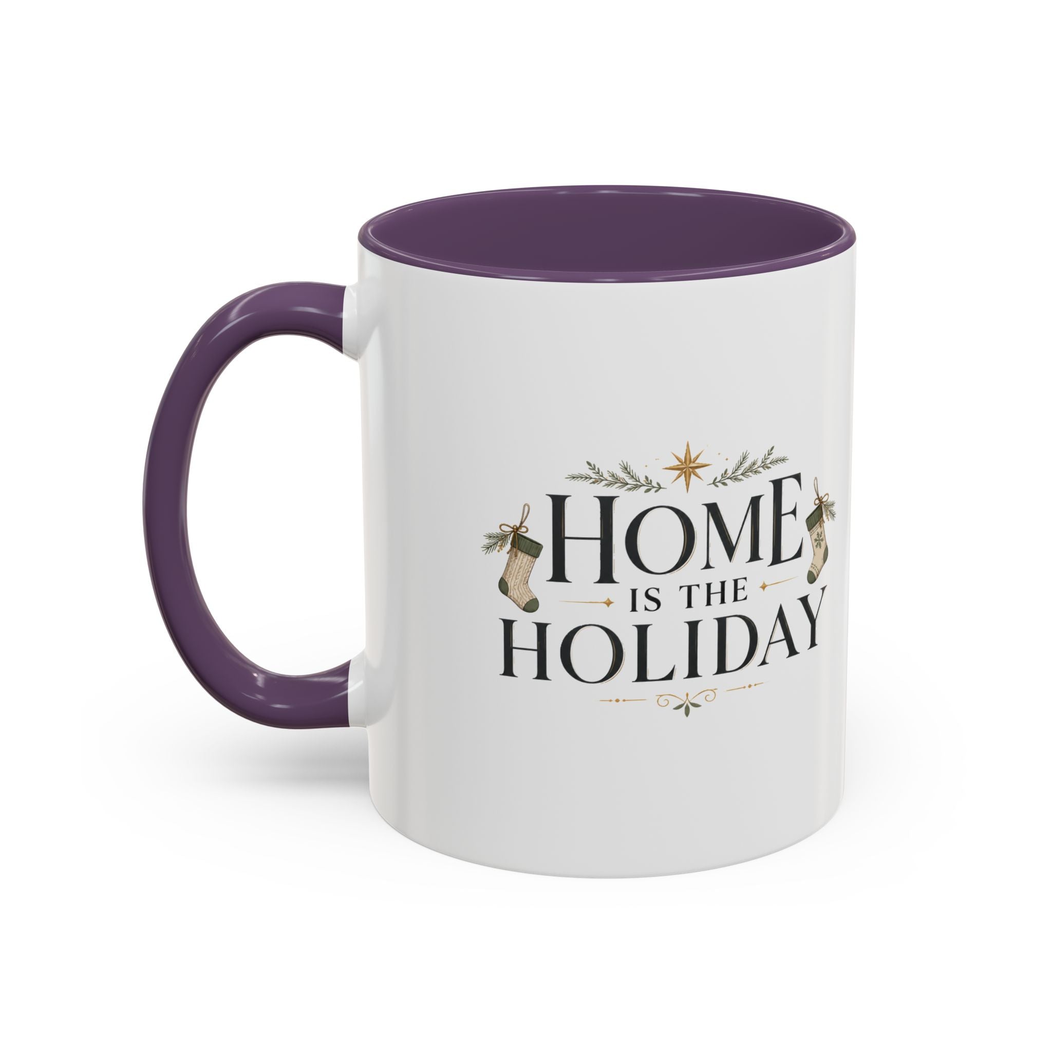 Christmas Home Is the Holiday Coffee Mug — Christmas Holiday Accent Mug