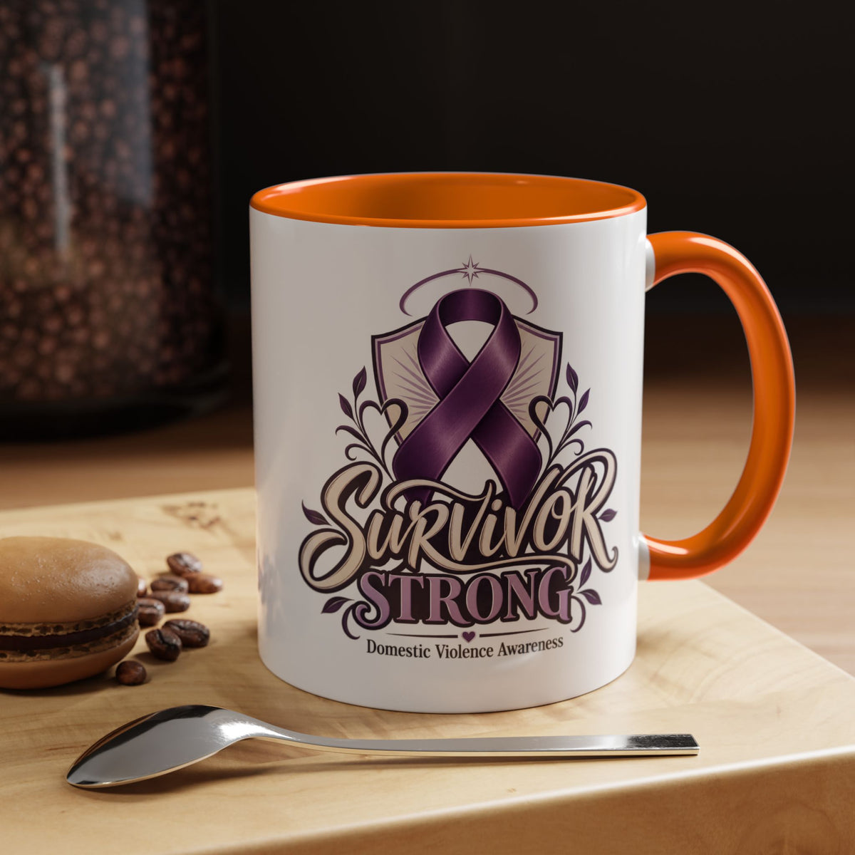 Domestic Violence Awareness Survivor Strong Coffee Mug
