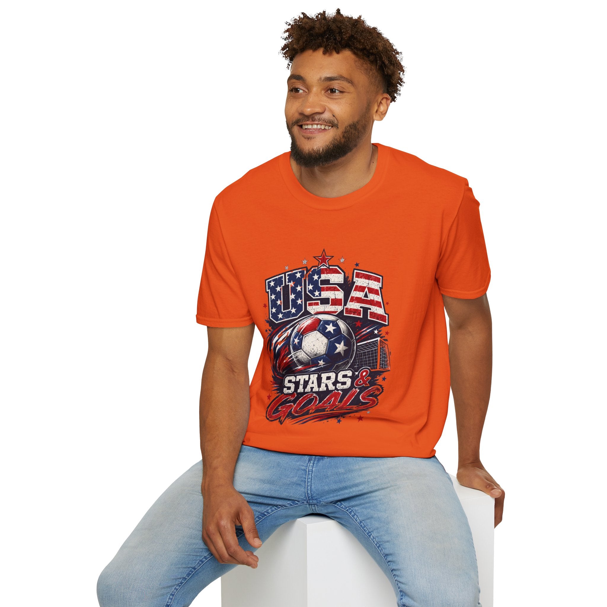 USA Stars & Goals Soccer T-Shirt