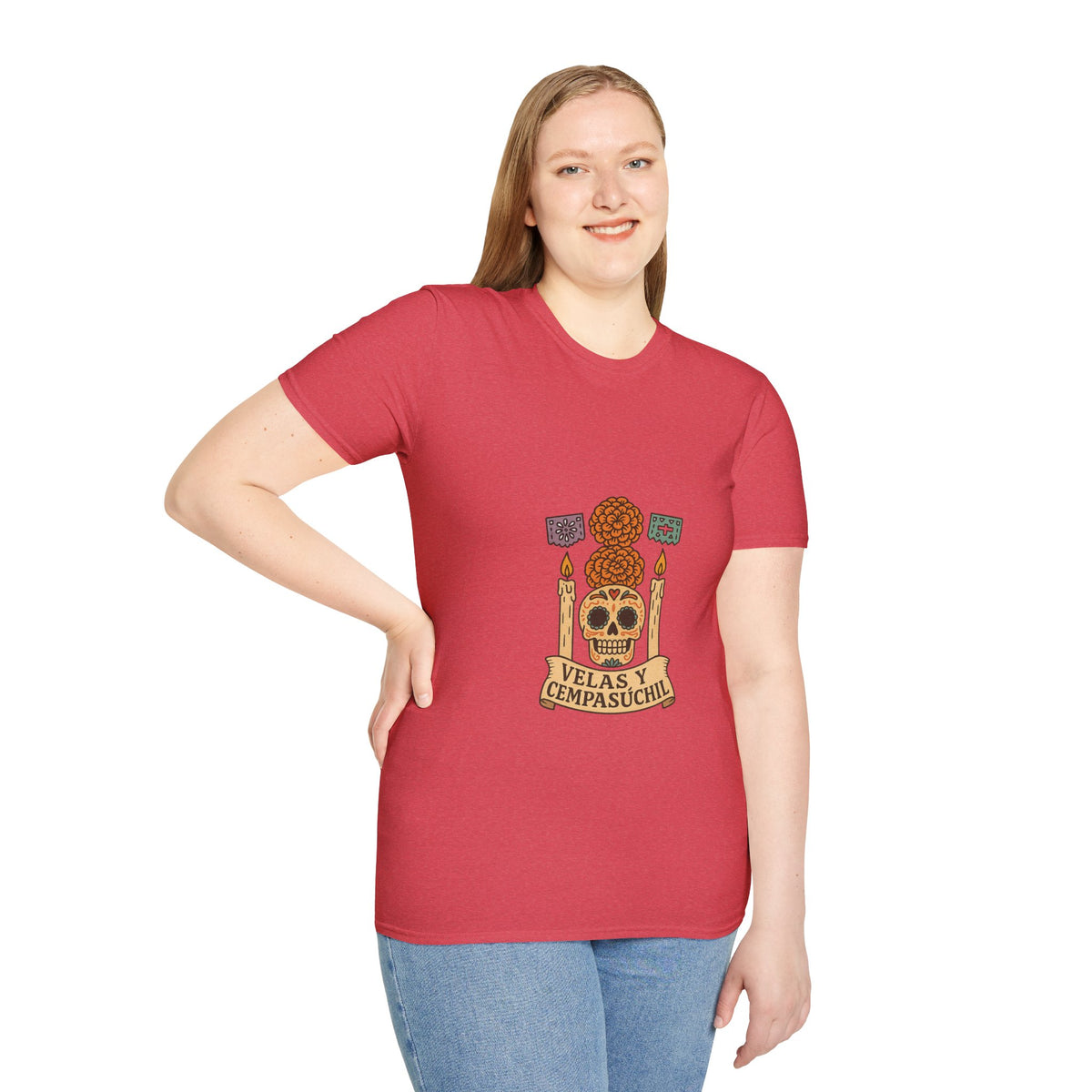 Day of the Dead Sugar Skull T-Shirt - Día de los Muertos Floral Skull Tee - Trending Now - October 2026