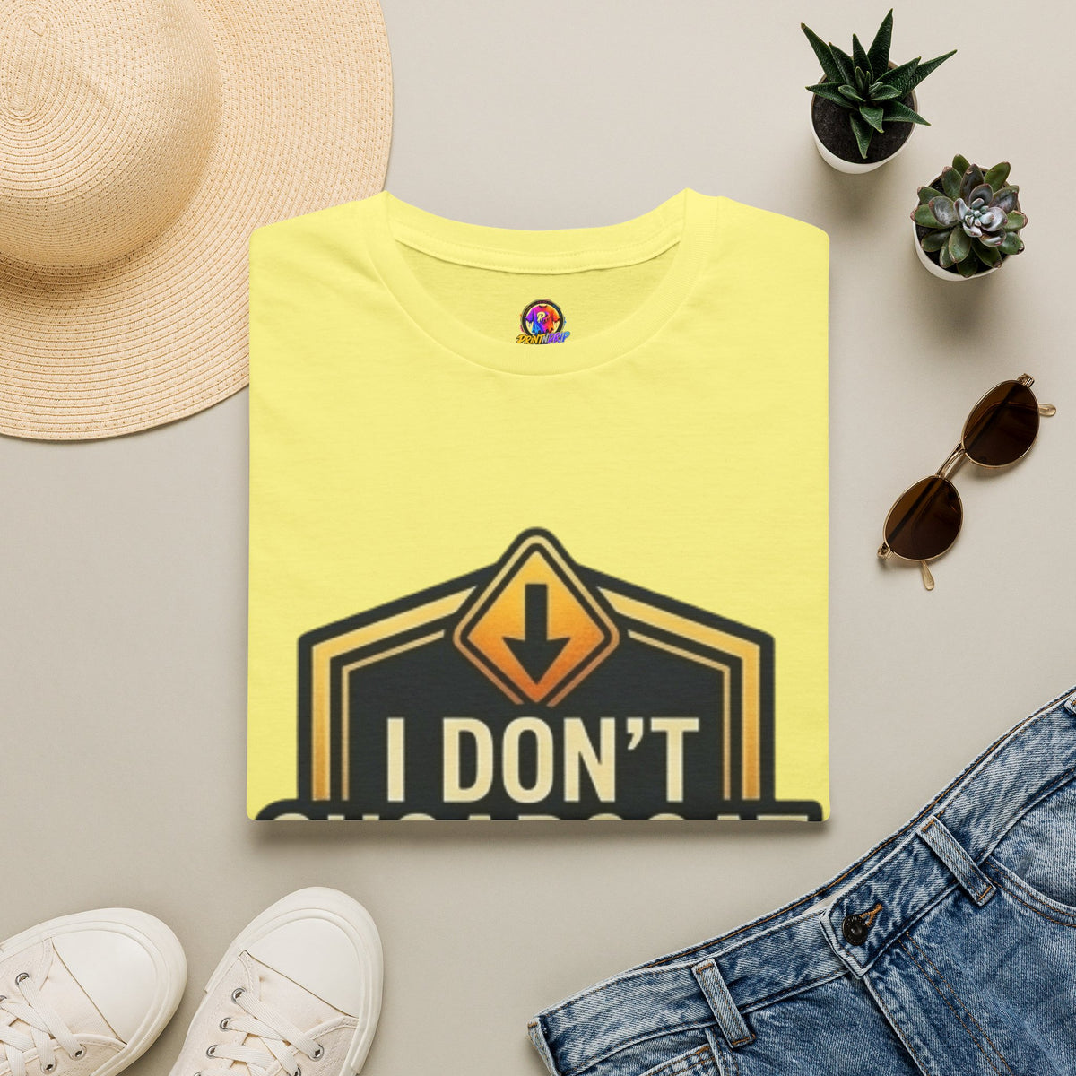 Sagittarius Zodiac I Don't Sugarcoat T-Shirt — Funny Caution Sign Graphic Tee