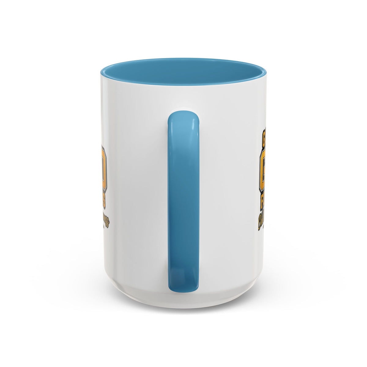 Gold For The Kids Coffee Mug — Childhood Cancer Awareness Accent Mug (11/15oz)