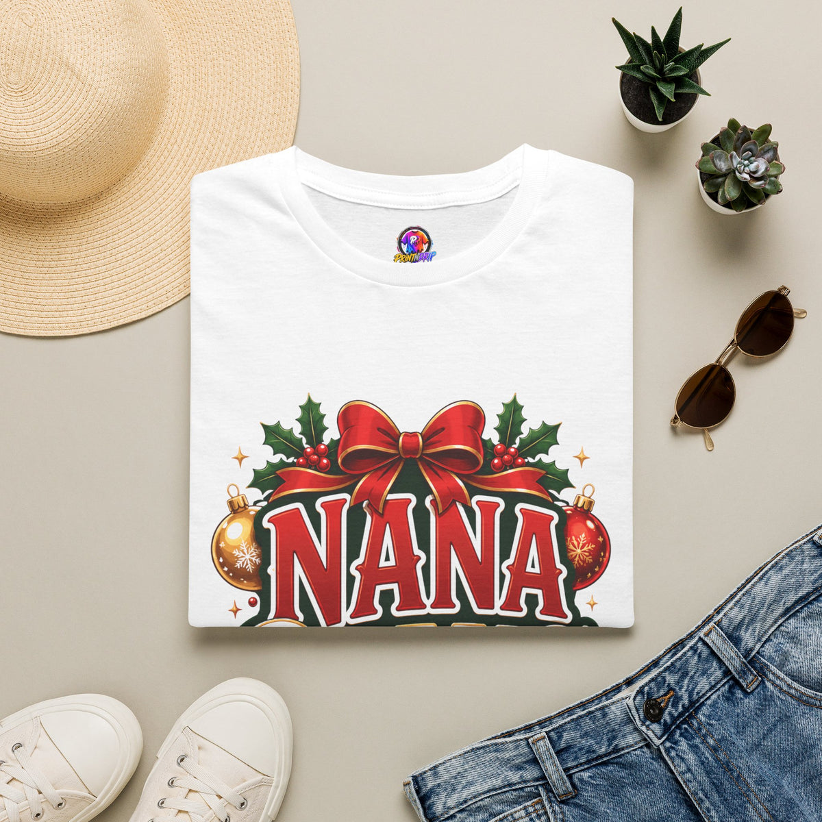 Nana Claus Christmas Tee — Festive Holiday Grandma T-Shirt