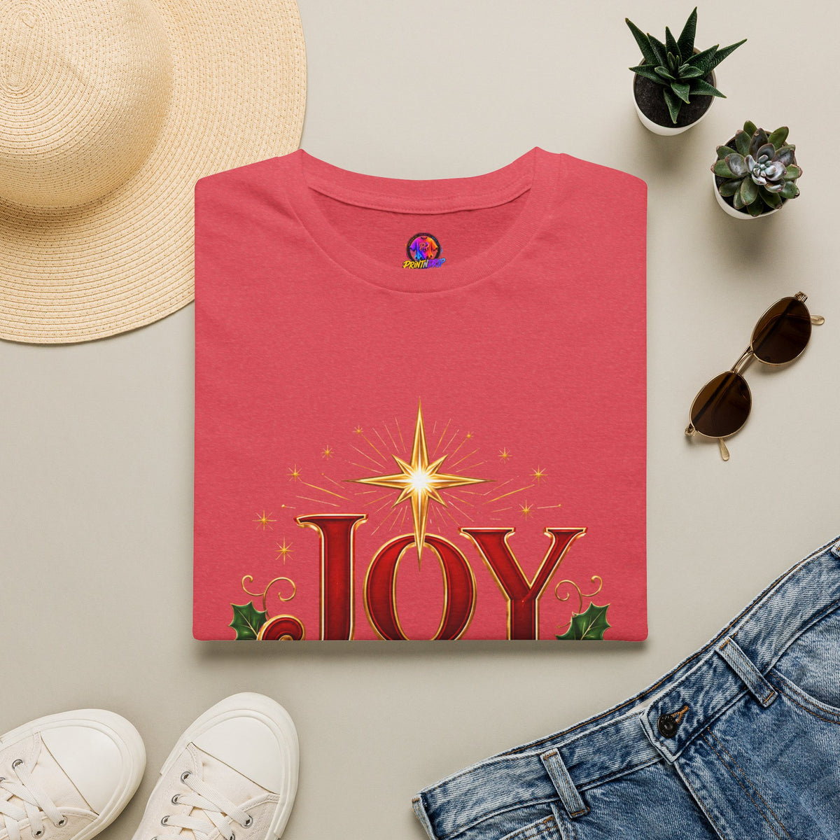 Joy to the World T-Shirt — Festive Christmas Holiday Tee