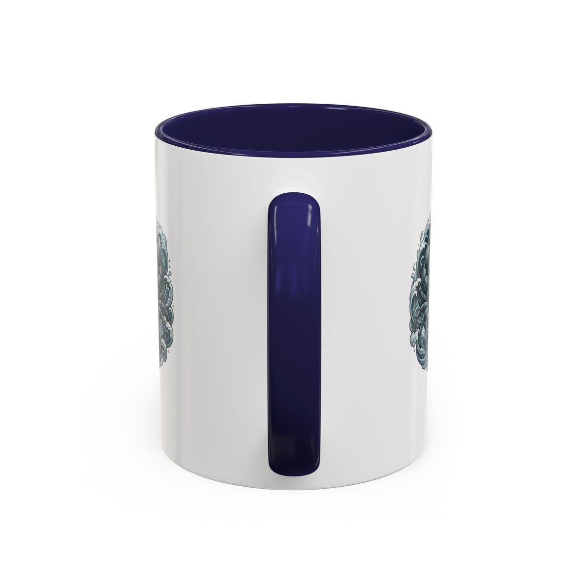Cancer Zodiac Crab Ocean Crest Accent Coffee Mug