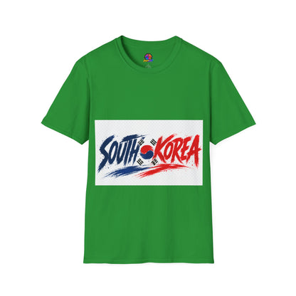 South Korea Flag Brushstroke T-Shirt — Patriotic Korean Travel Tee