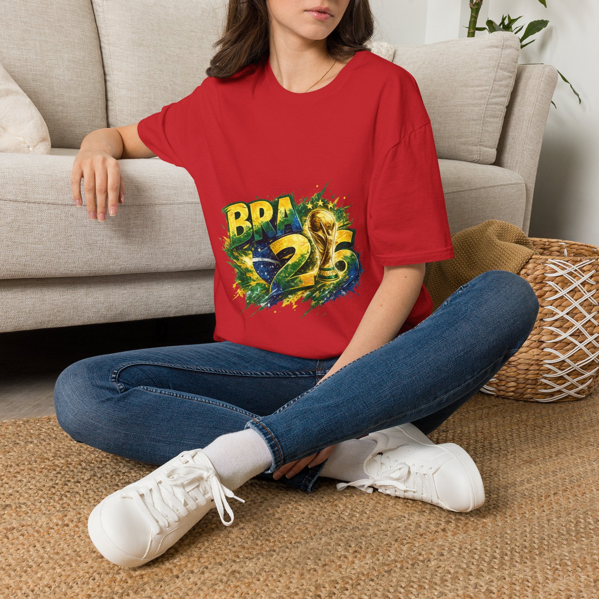 Brazil 25 T‑Shirt — Brazil Soccer World Cup Graphic Tee