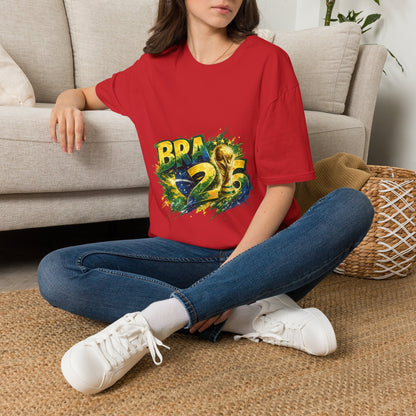 Brazil 25 T‑Shirt — Brazil Soccer World Cup Graphic Tee