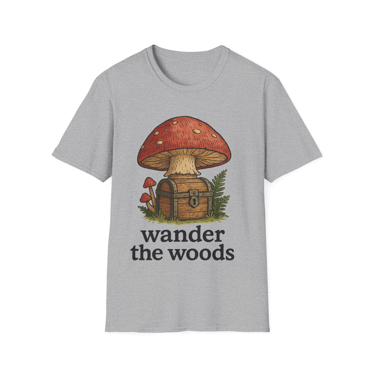 Mushroom Fairy Door T-Shirt — Whimsical Red Toadstool Graphic Tee - Trending Now - September 2026