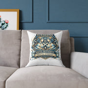 Gemini Zodiac Social Butterfly Square Poly Canvas Pillow