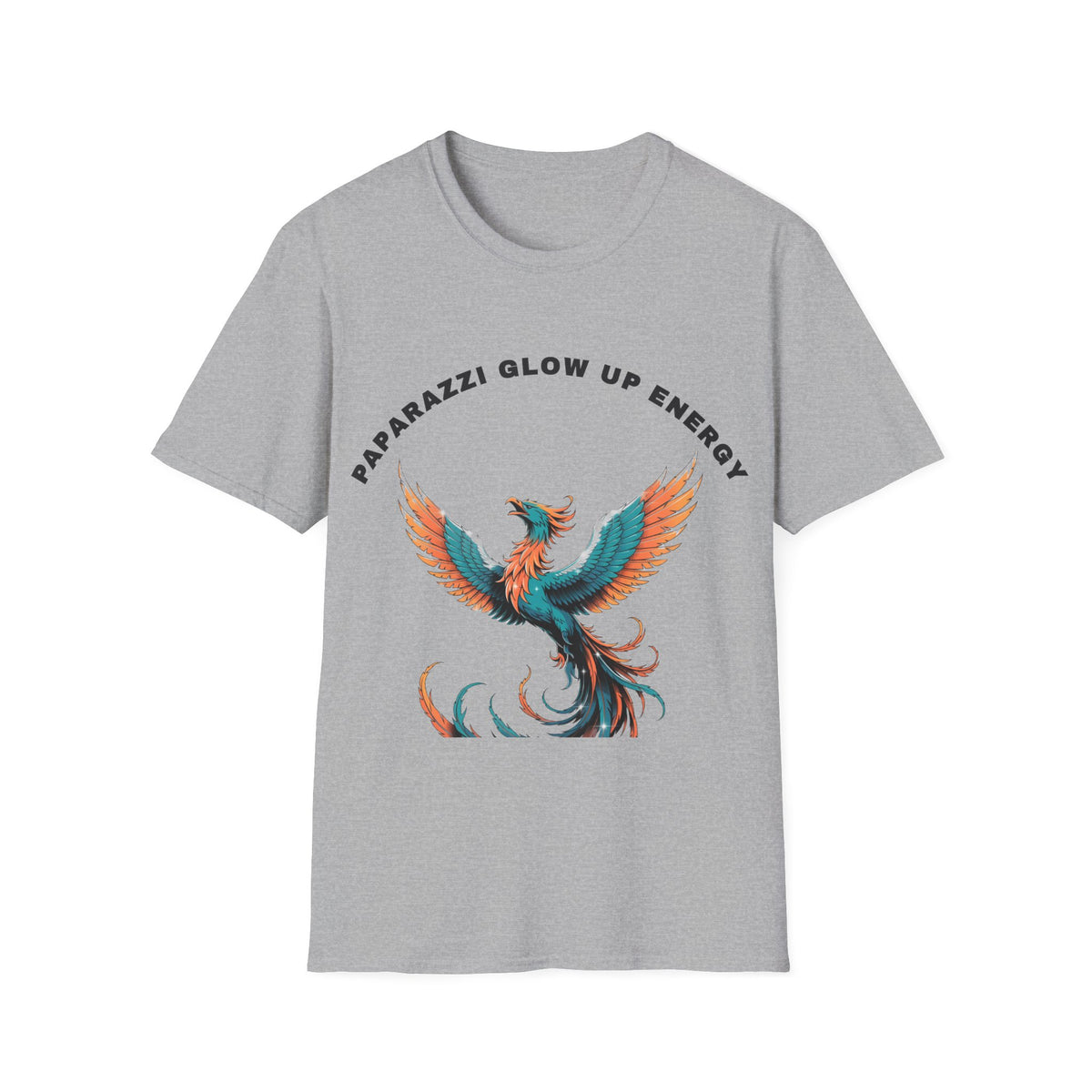Phoenix Graphic T-Shirt — "Paparazzi Glow Up Energy" Inspirational Casual Tee - Trending Now - September 2026