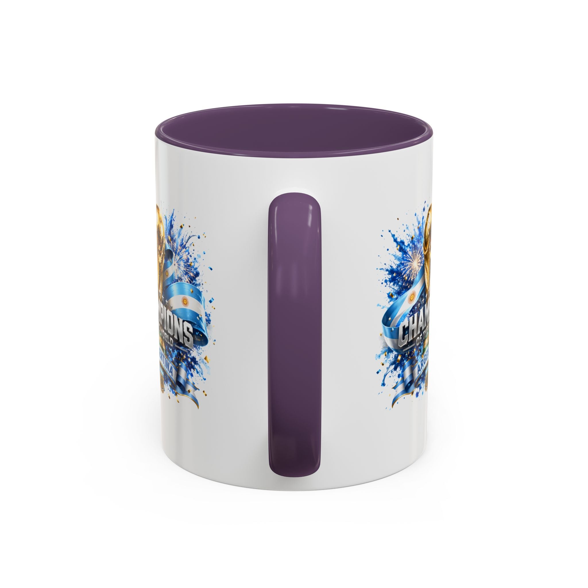 Argentina World Cup Champions Coffee Mug — 'Champions of the World' Accent Mug