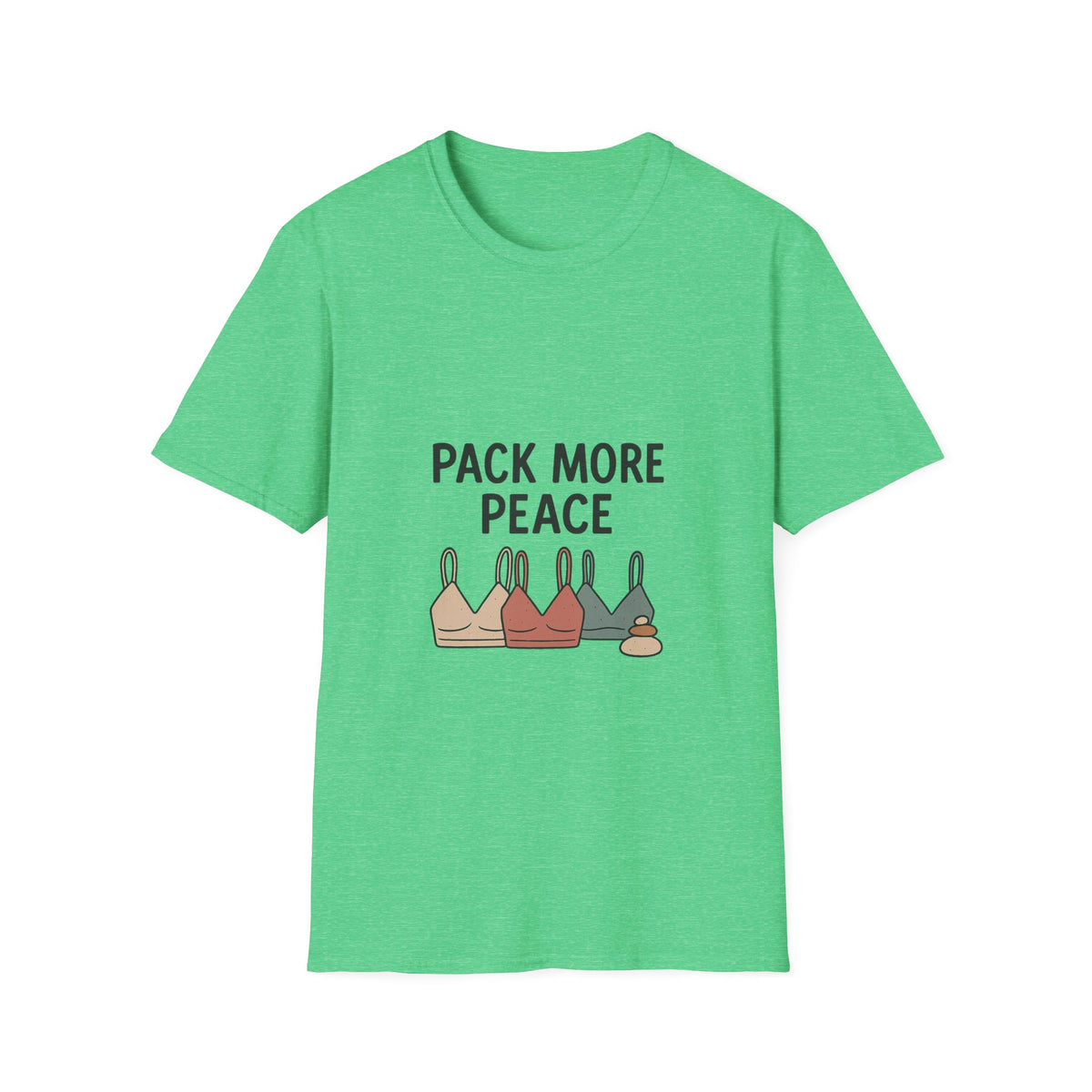 Pack More Peace T-Shirt — Minimalist Yoga / Mindfulness Tee - Trending Now - October 2026
