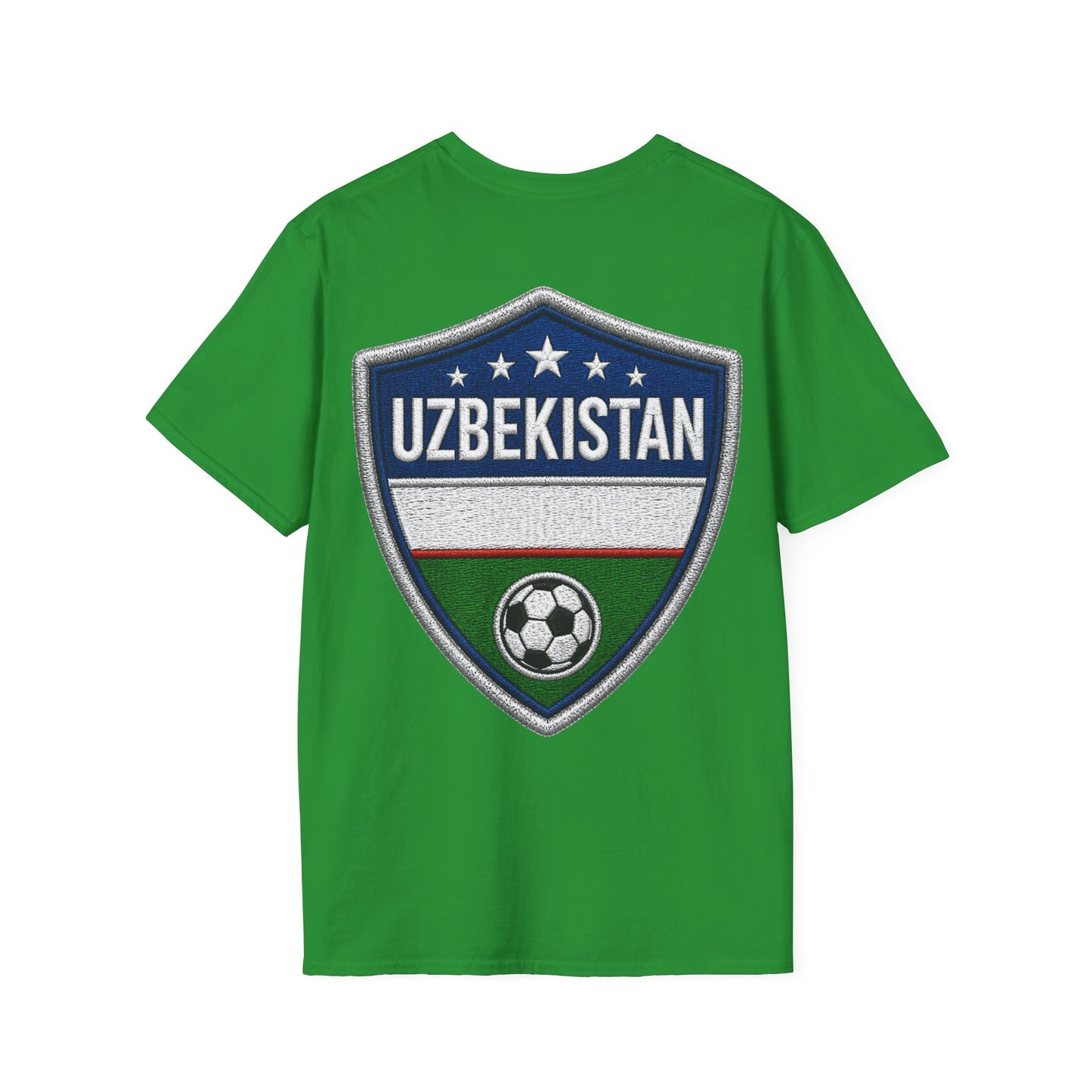 Silk Road Strike Soccer T-Shirt — Uzbekistan Football Graphic Tee