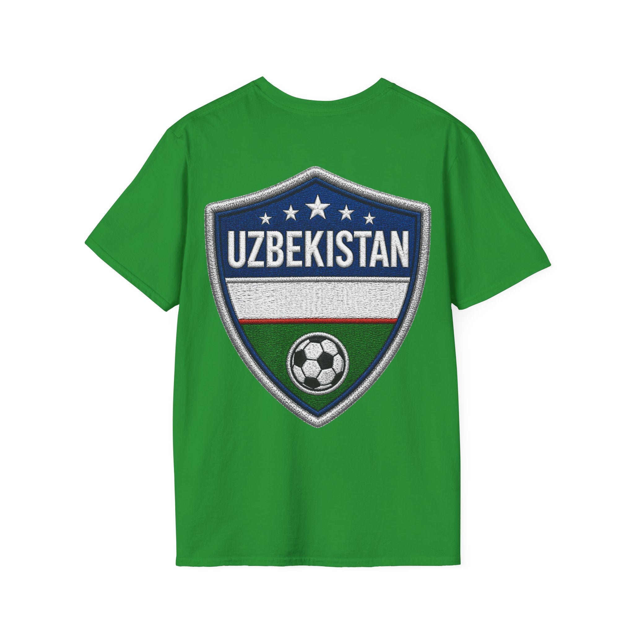 Silk Road Strike Soccer T-Shirt — Uzbekistan Football Graphic Tee