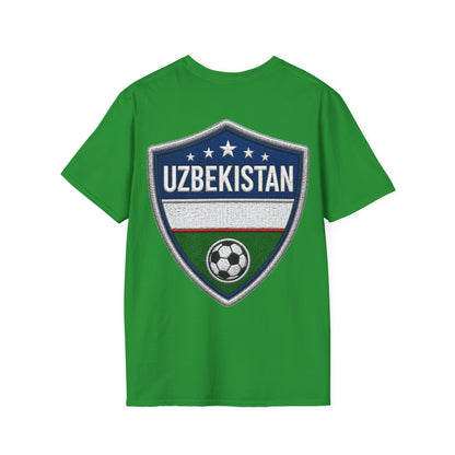 Silk Road Strike Soccer T-Shirt — Uzbekistan Football Graphic Tee