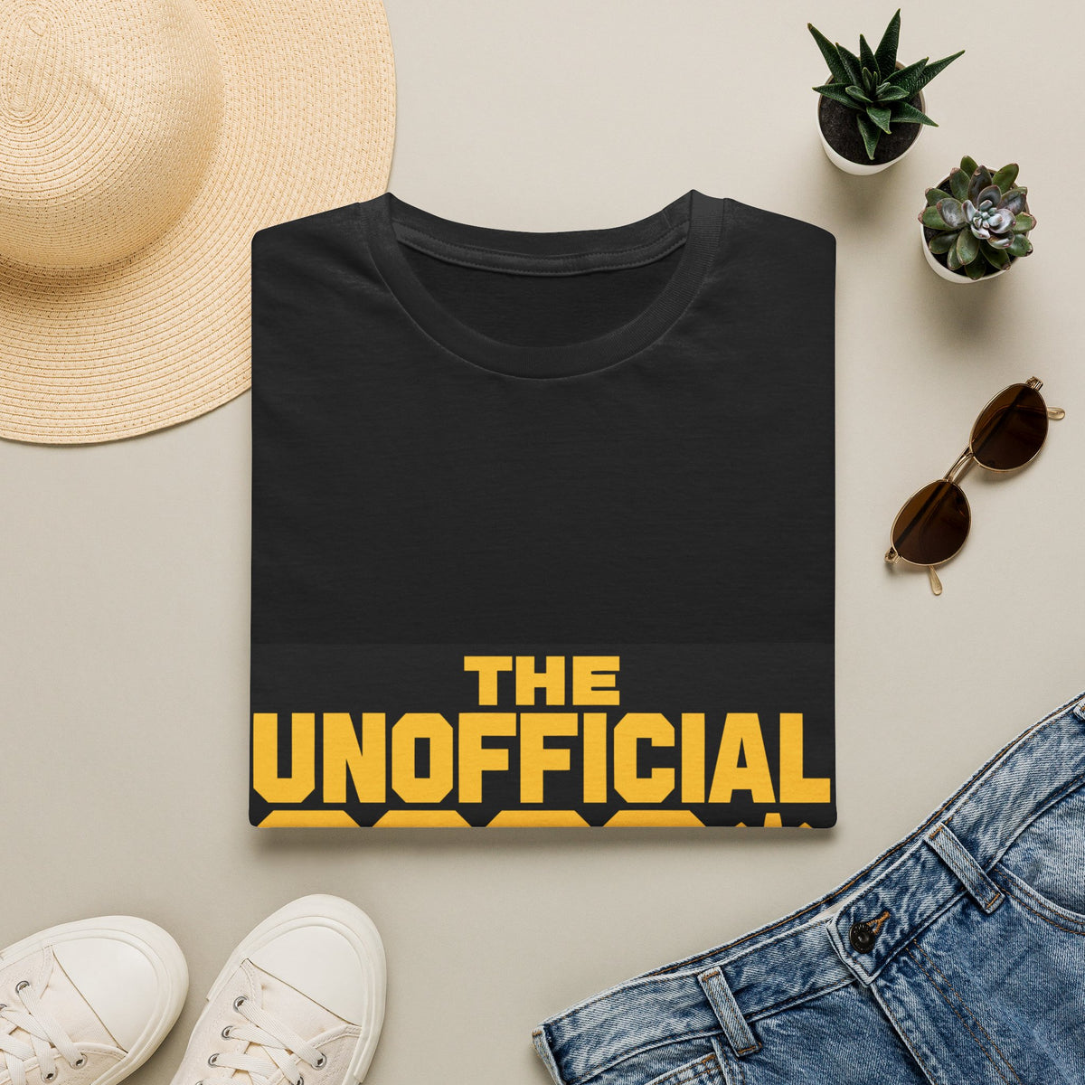 "The Unofficial 2026 Motto" Retro Graphic Tee | Trendy Industrial Yellow T-Shirt - Trending Now - September 2026
