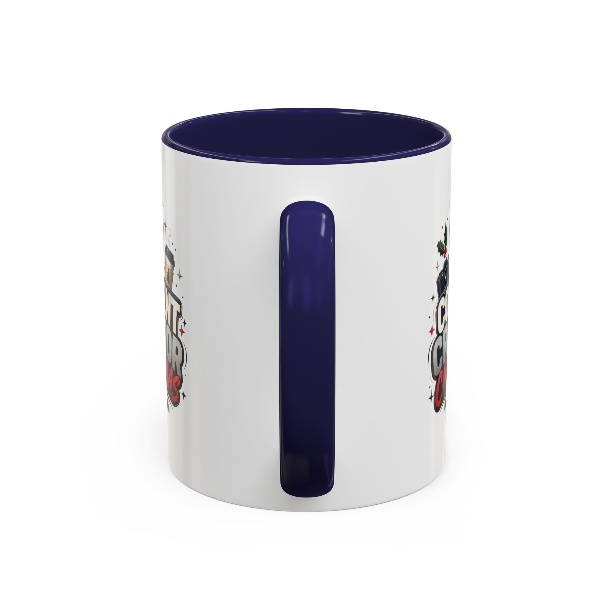 Modern Day Christmas Content Creator Christmas Accent Coffee Mug — Holiday Social Media Gifts (11/15oz)