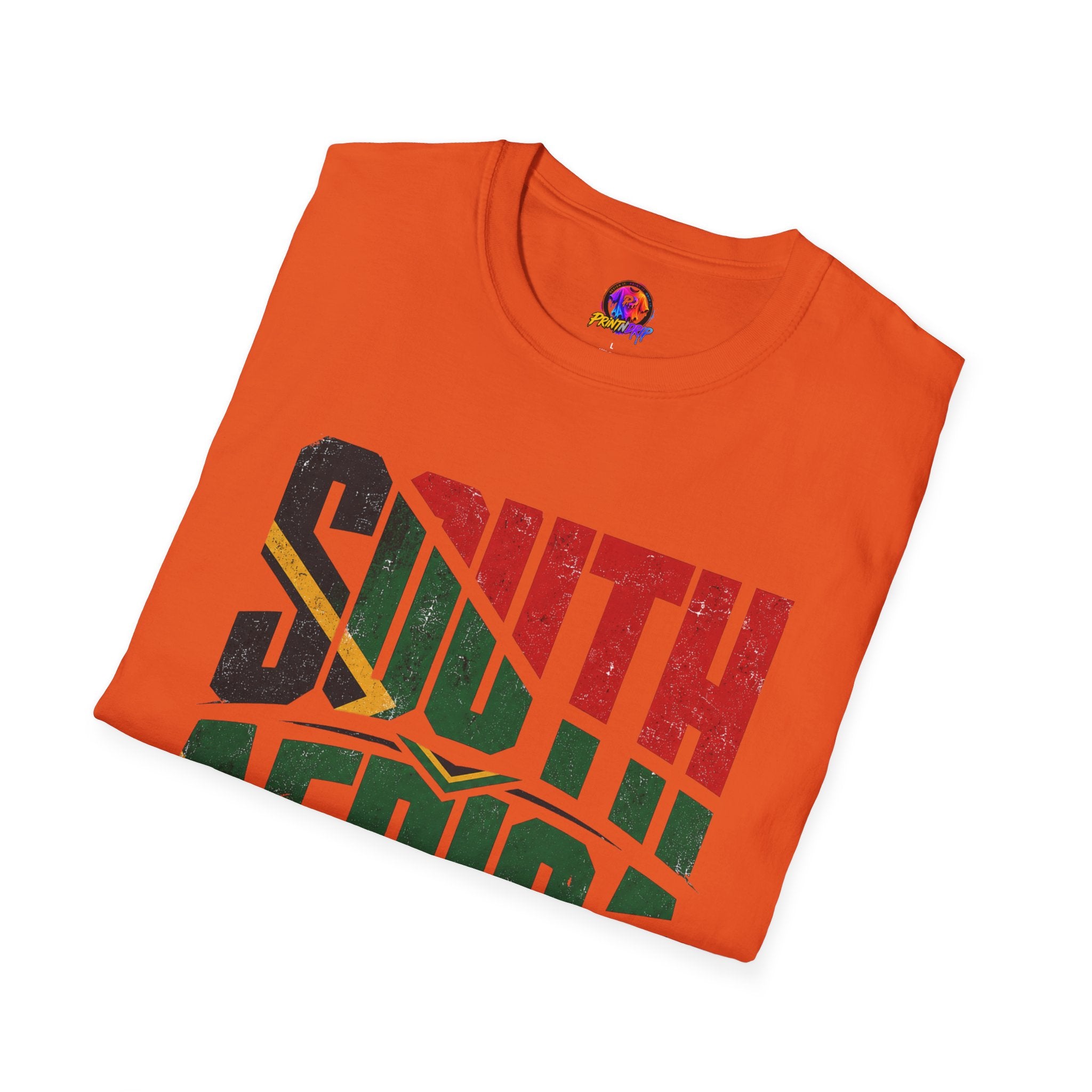 South Africa Soccer T-Shirt — Vintage Flag Football Fan Tee
