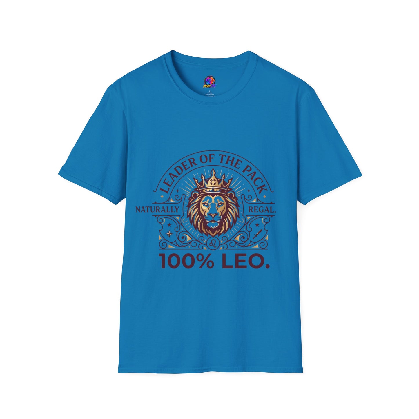 Leo Leader of the Pack T-Shirt — 100% Leo Zodiac Lion Tee