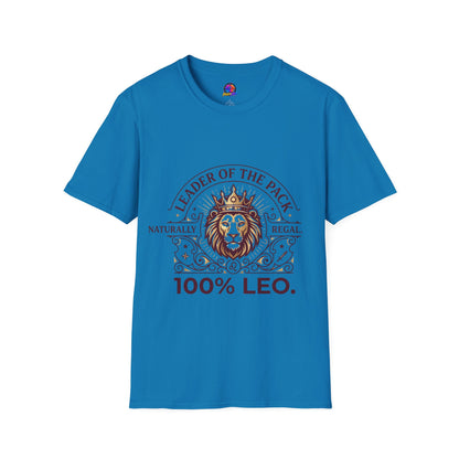 Leo Leader of the Pack T-Shirt — 100% Leo Zodiac Lion Tee