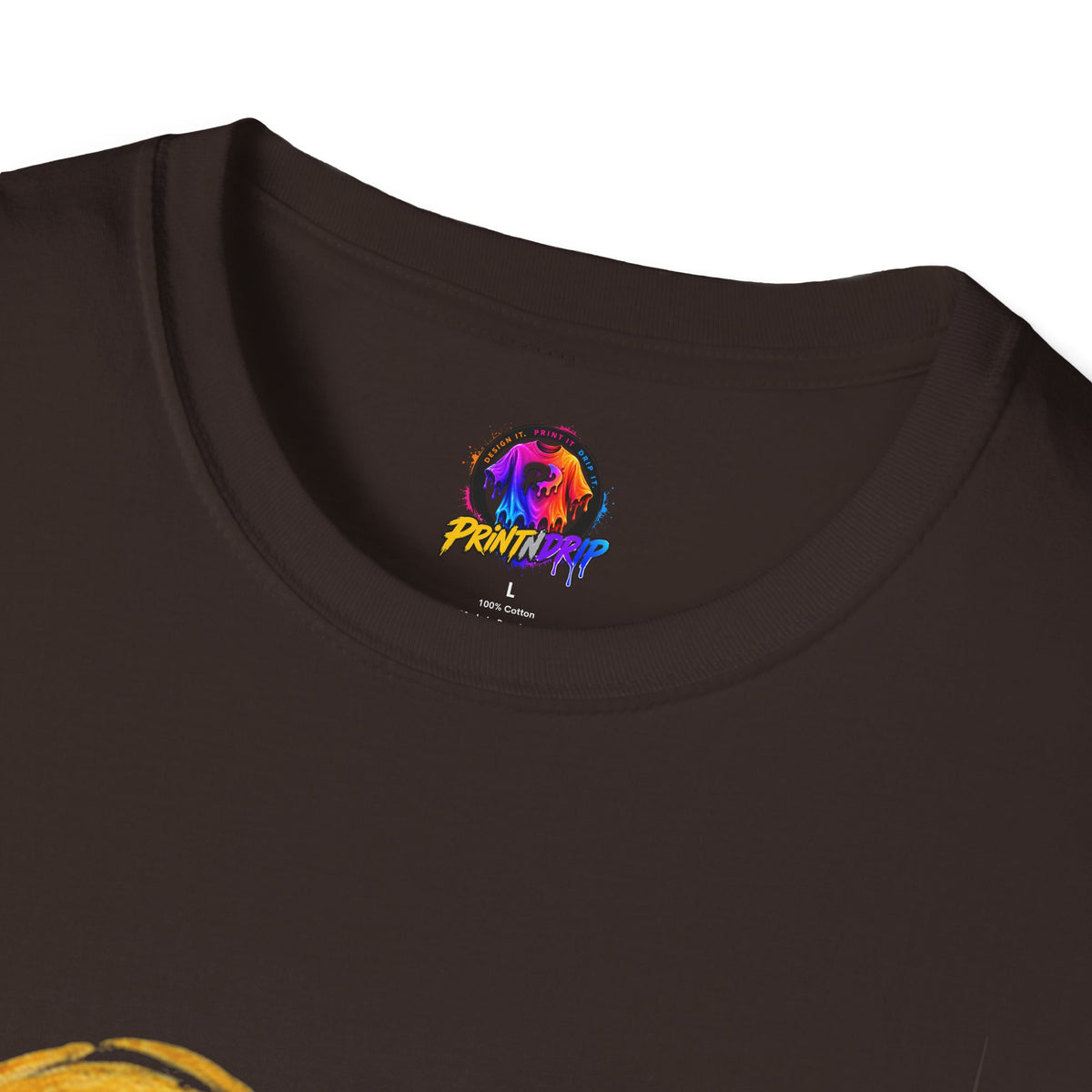 Childhood Cancer Awareness T-Shirt — "Stronger Brighter Kinder Braver" Gold Ribbon