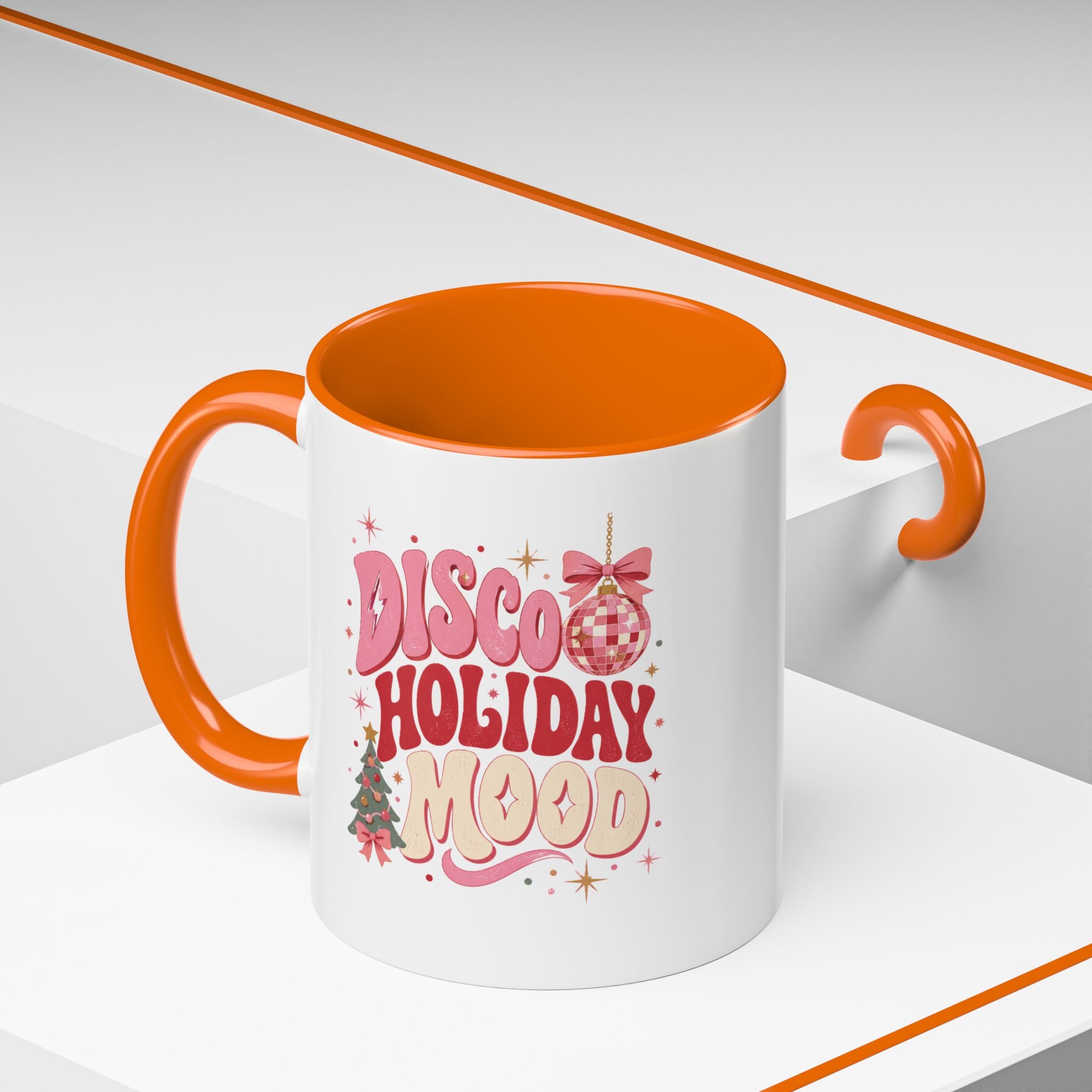 Modern Day Christmas Disco Holiday Mood Coffee Mug