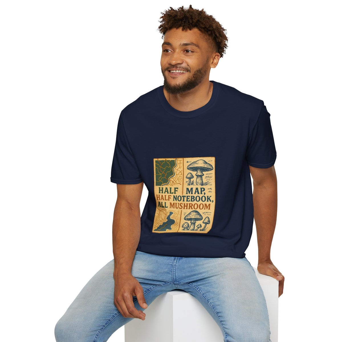 Mushroom Field Guide T-Shirt – Vintage “Half Map, Half Notebook, All Mushroom” Design - Trending Now - October 2026