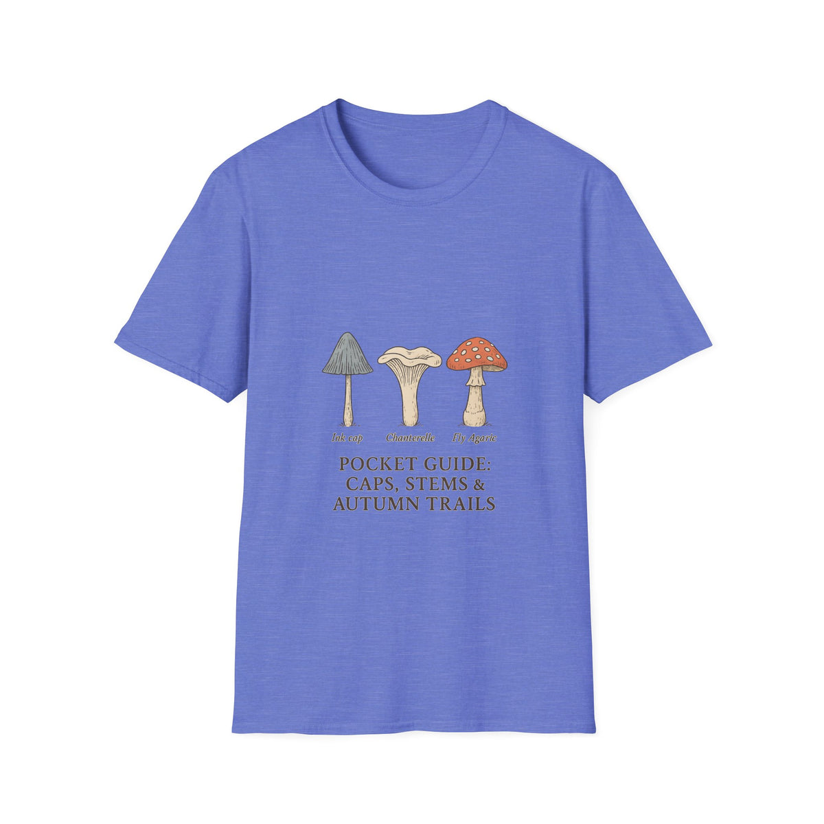Mushroom Pocket Guide T‑Shirt — Cute Botanical Fungi Illustration - Trending Now - October 2026