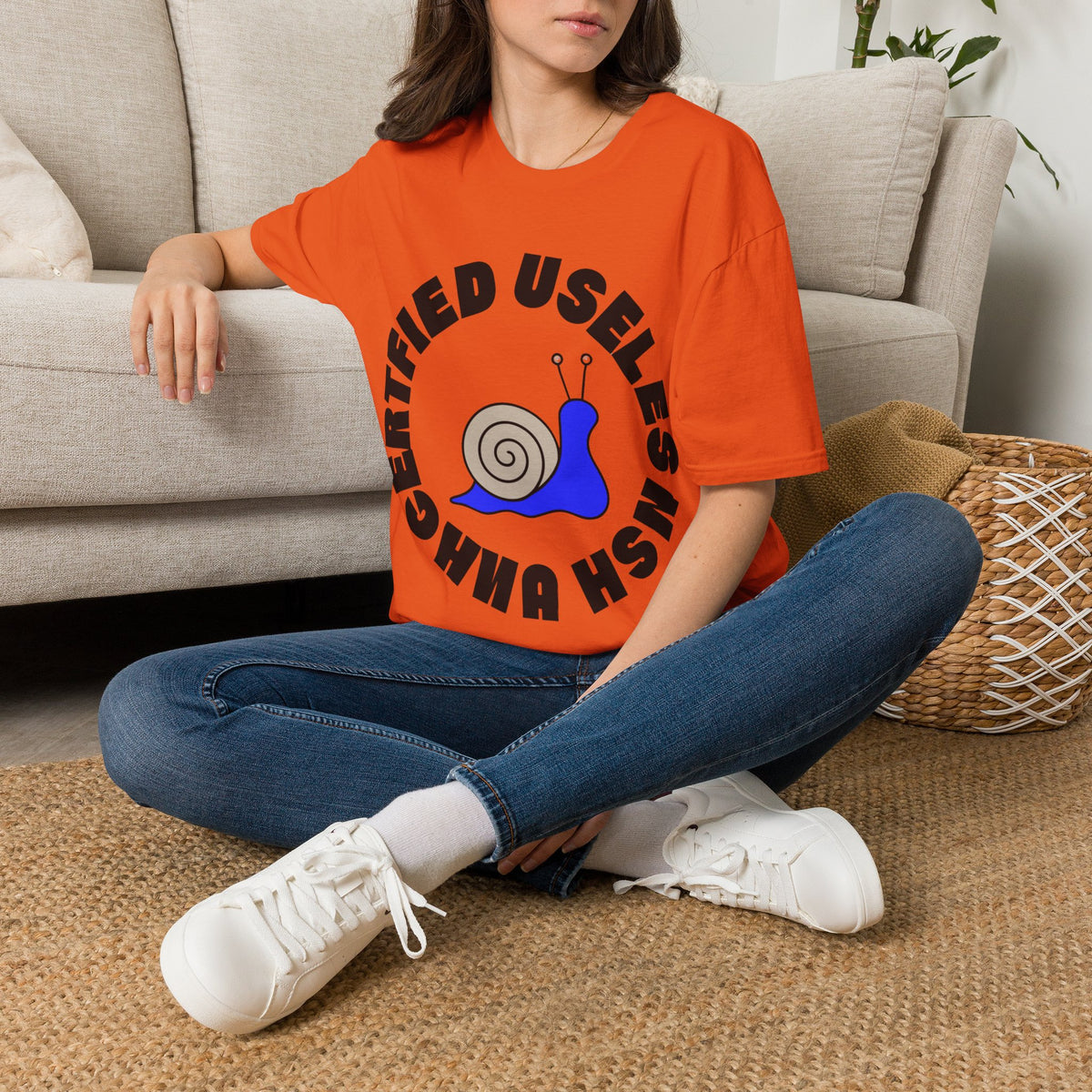Certified Useless Snail T-Shirt — Funny Cute Graphic Tee for Sarcastic Gifts - Trending Now - August 2026