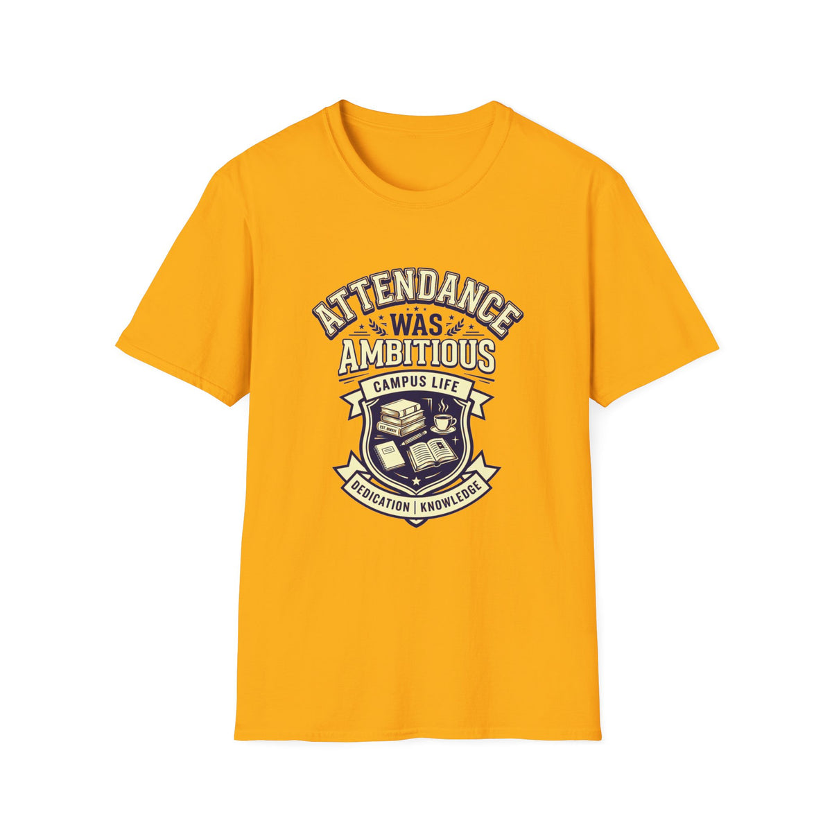 Attendance Ambitious T-Shirt — School Spirit Emblem Tee - Trending Now - August 2026