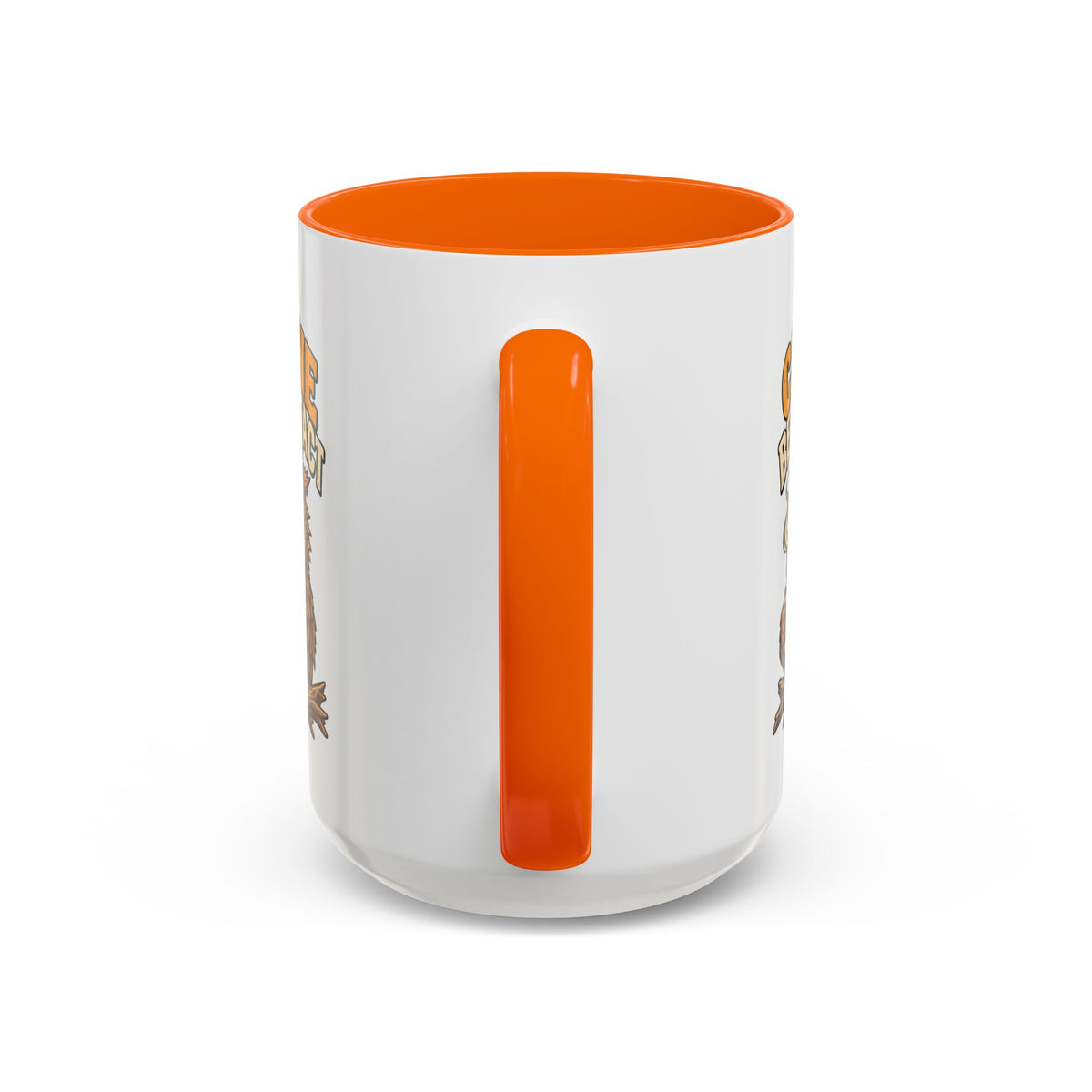 Funny And Witty "Caffeine Before Contact" Accent Coffee Mug (11, 15oz)