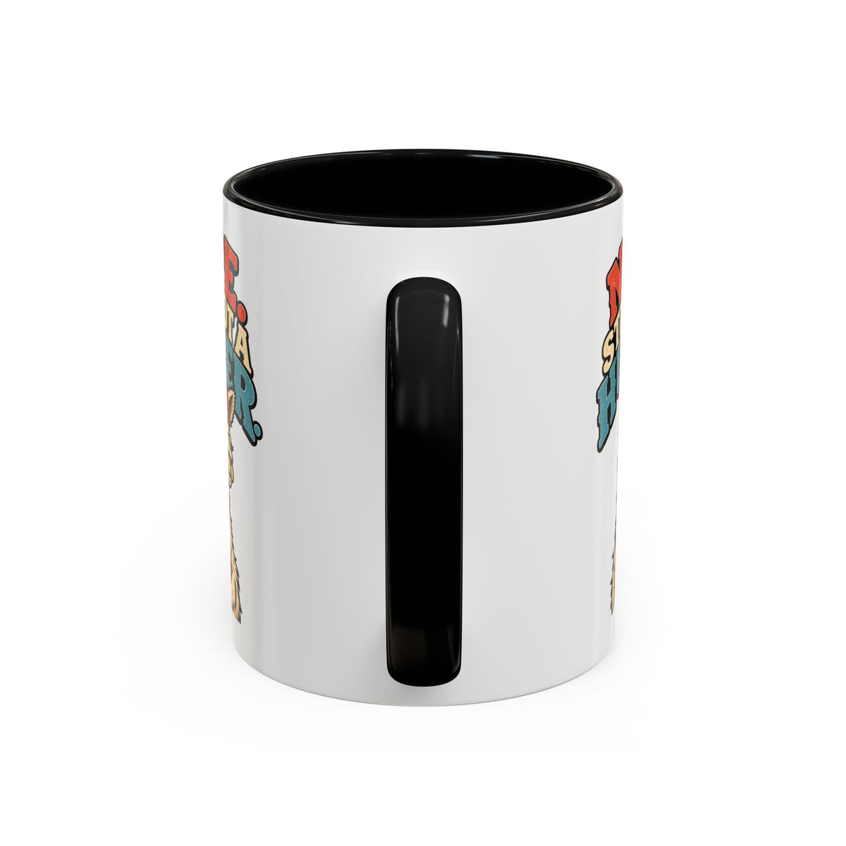 Funny And Witty "Nope Still Not Hugger" Accent Coffee Mug (11, 15oz)