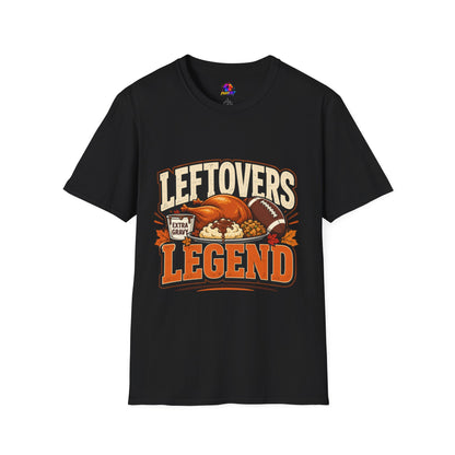 Leftovers Legend T-Shirt — Thanksgiving Football Turkey Graphic Tee