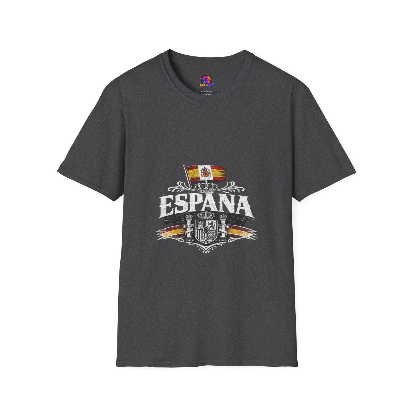 Spain Flag Crest T-Shirt — Spanish Pride Graphic Tee