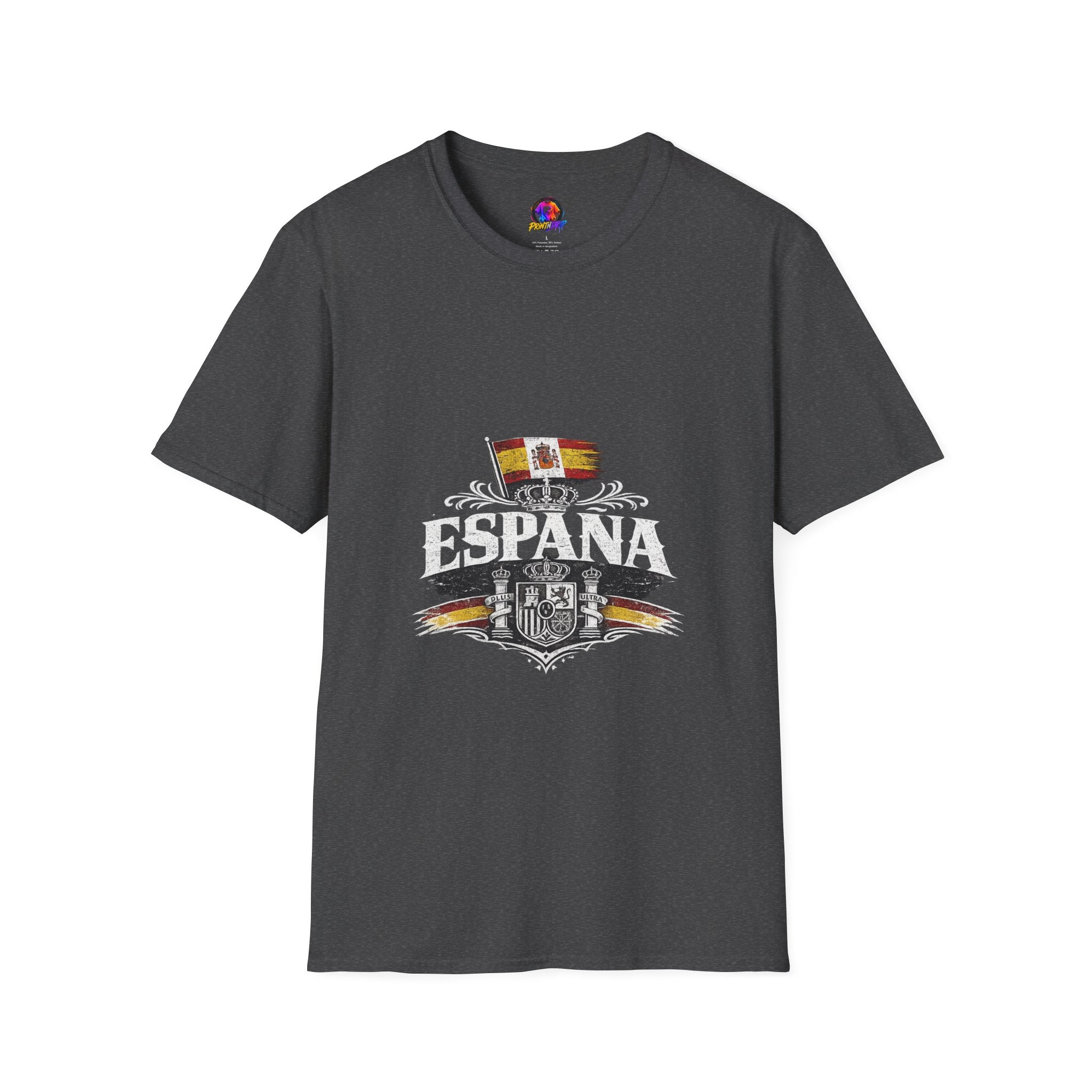 Spain Flag Crest T-Shirt — Spanish Pride Graphic Tee
