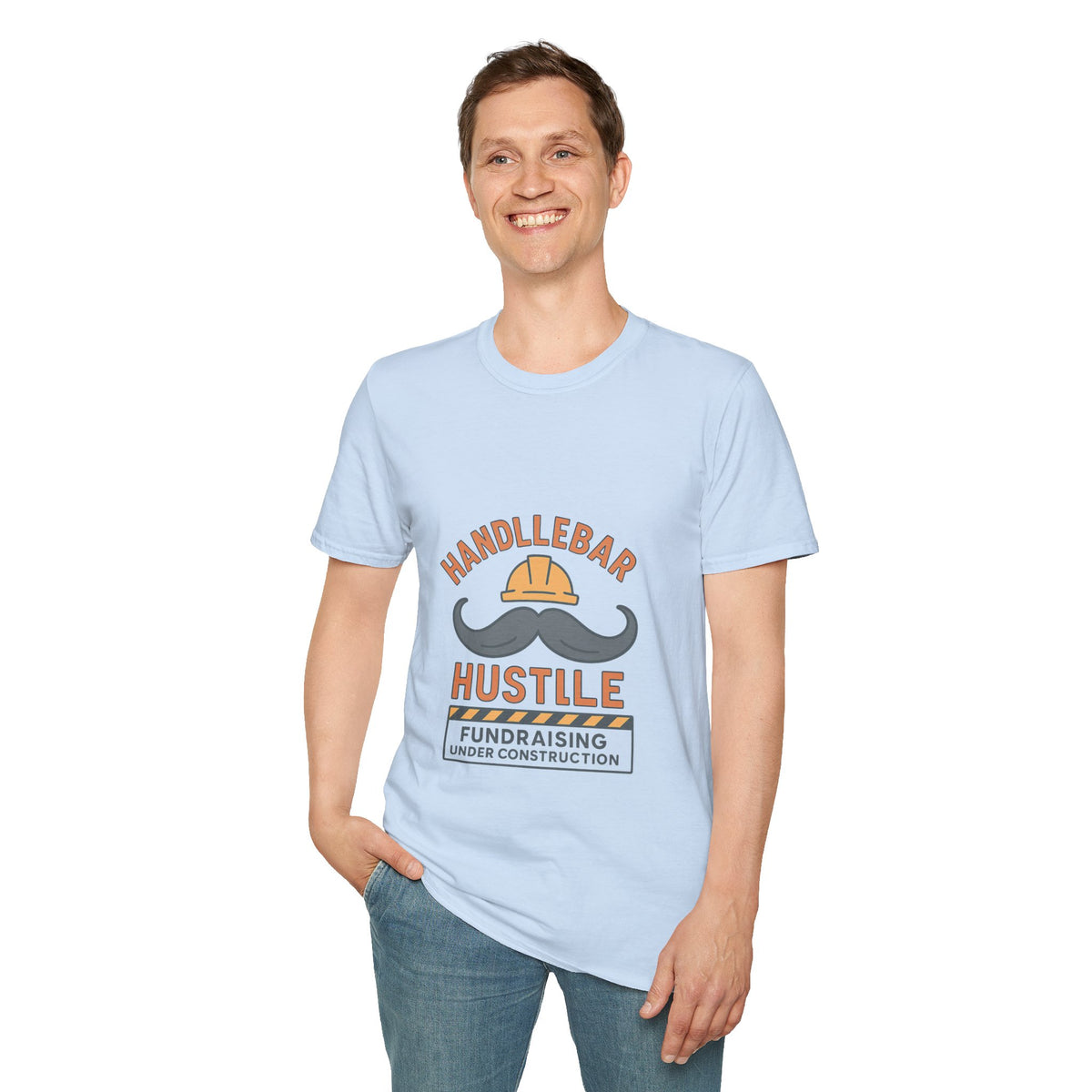 Handlebar Hustle T-Shirt — Vintage Barber Mustache Logo Tee - Trending Now - October 2026