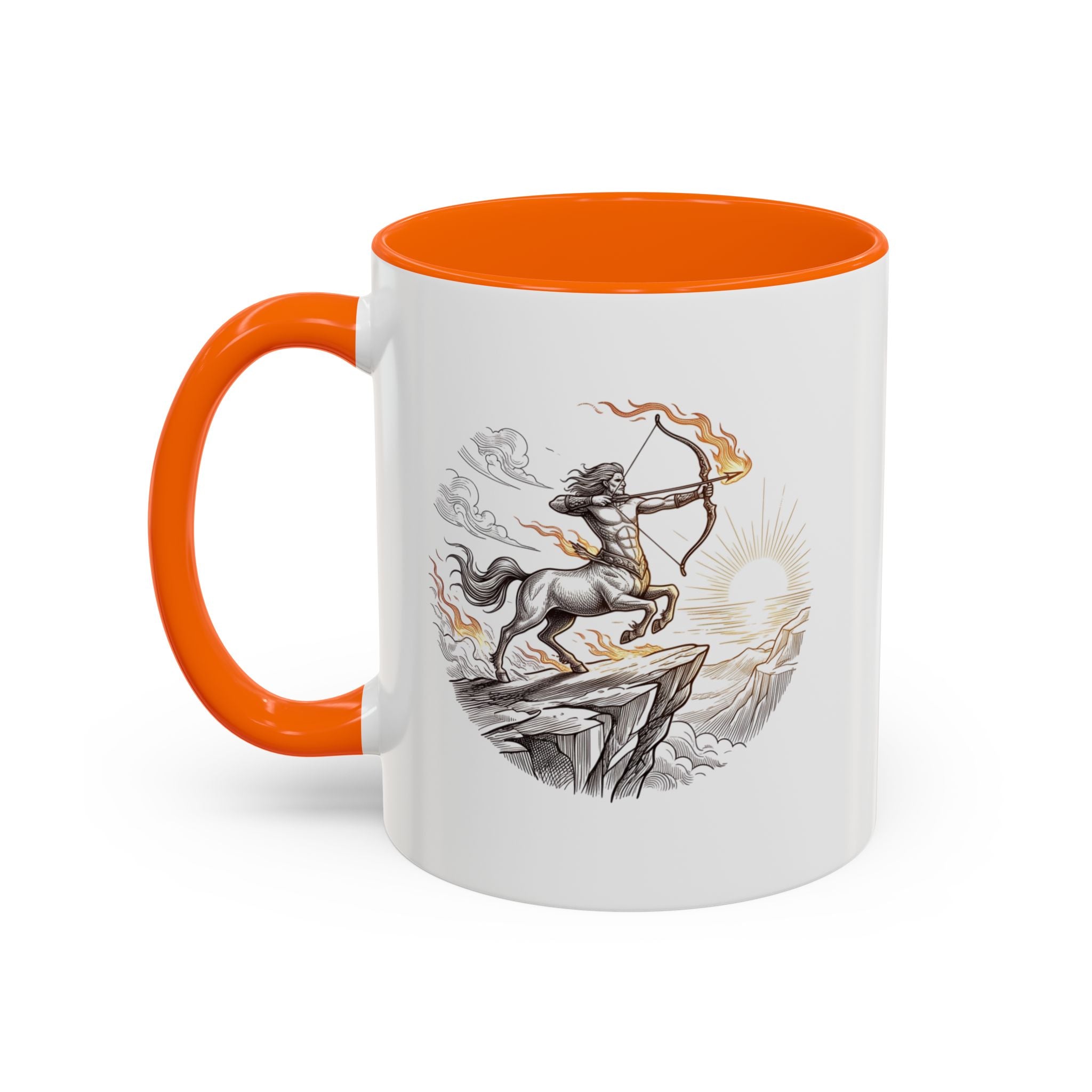 Centaur Archer Coffee Mug — Mythic Sagittarius Design Accent Mug