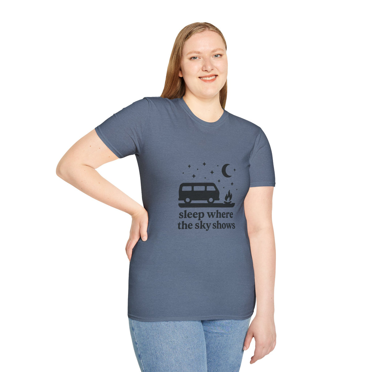 Retro Camper Night Sky T-Shirt - Trending Now - August 2026