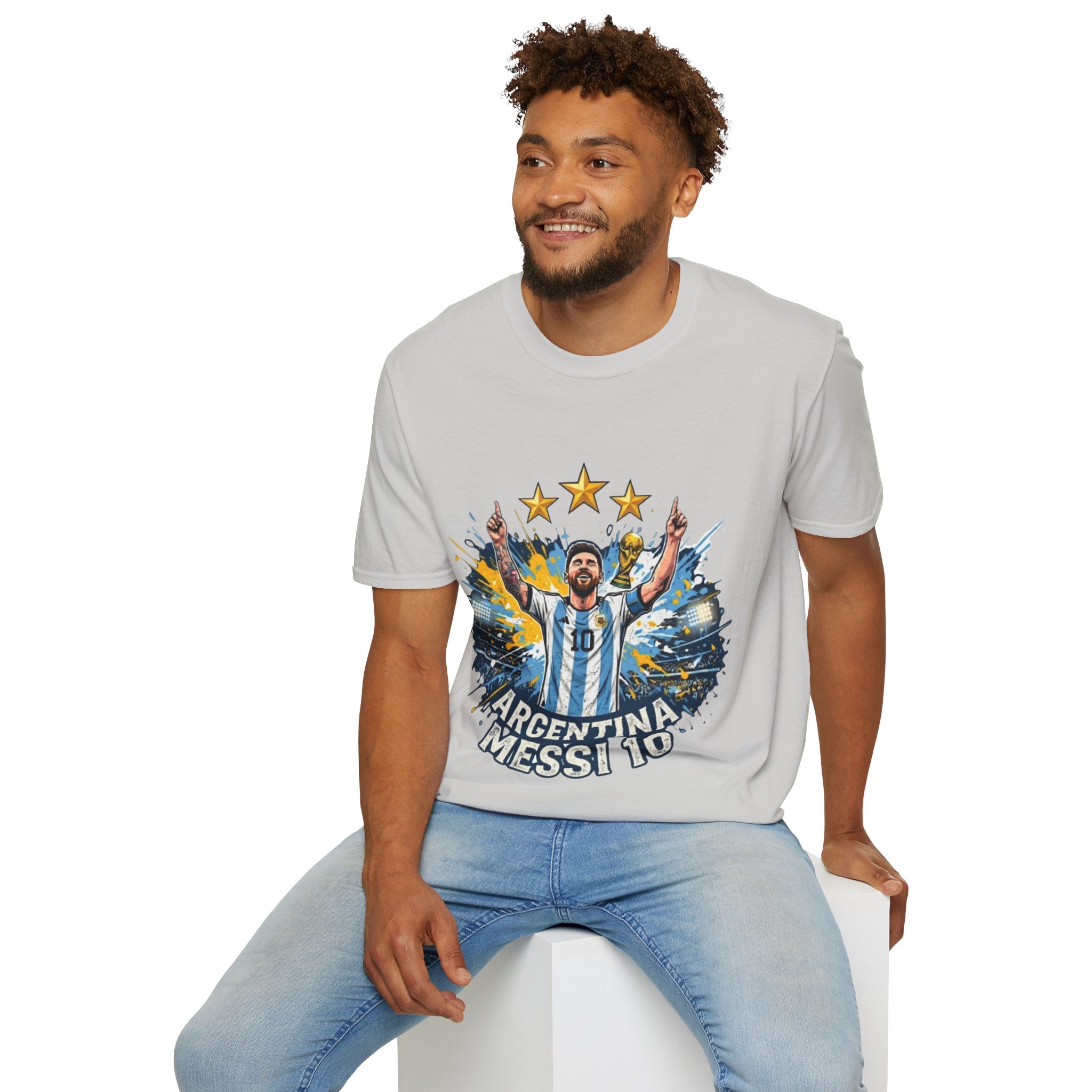 Argentina Messi Soccer T‑Shirt — World Cup Champion Fan Tee
