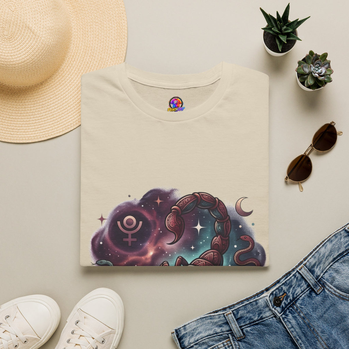 Scorpio Constellation T-Shirt — Cosmic Scorpion Zodiac Tee