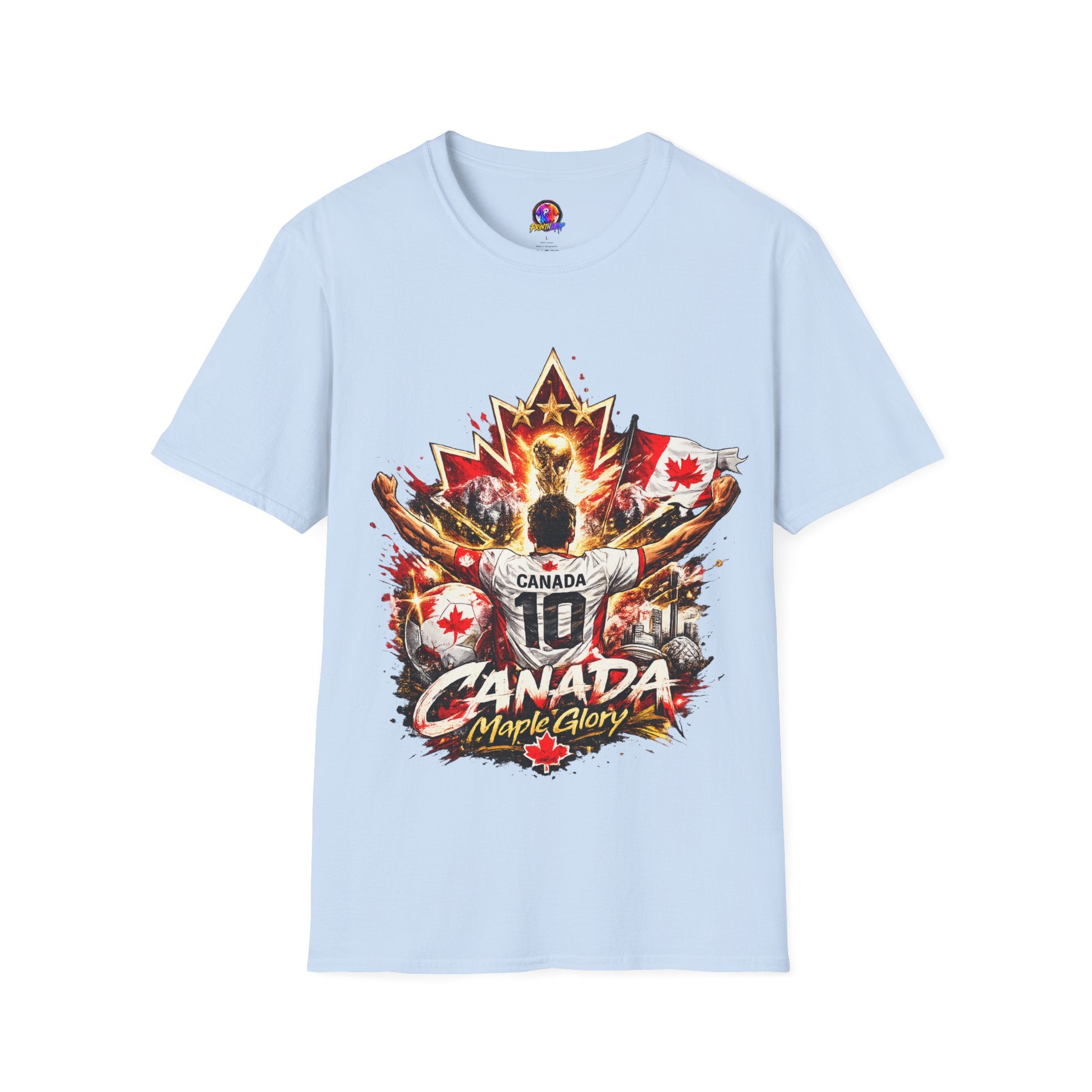 Canada Maple Glory T‑Shirt — Vintage Canadian Maple Leaf Graphic Tee