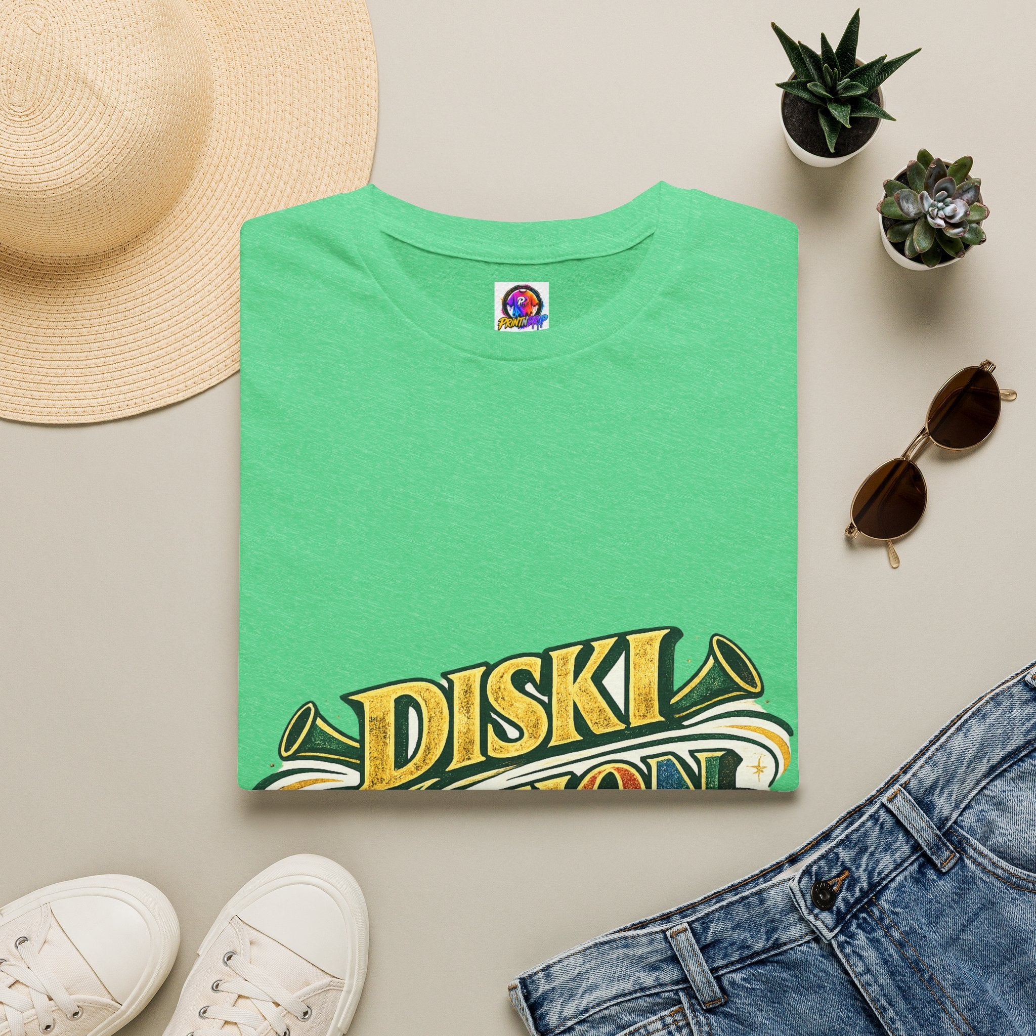 South Africa Diski Nation T-Shirt — Retro Reggae Graphic Tee