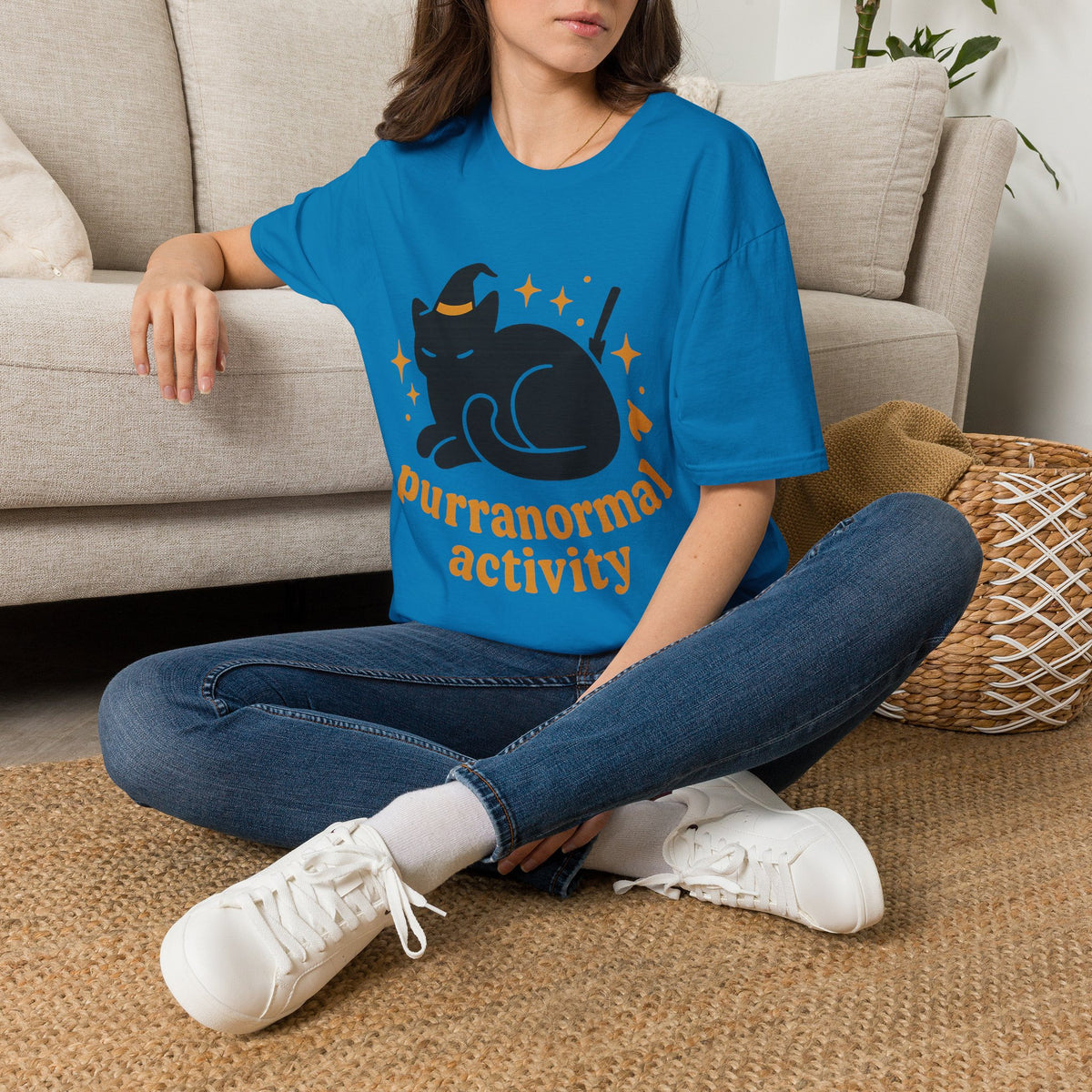 Paranormal Activity Circle T-Shirt — Cute Retro Ghost & Stars Tee - Trending Now - August 2026
