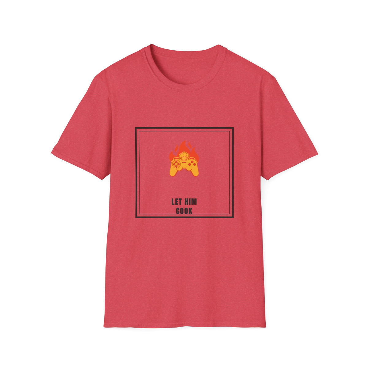 Gaming Controller on Fire T-Shirt — "Let Him Cook" Gamer Tee - Trending Now - September 2026